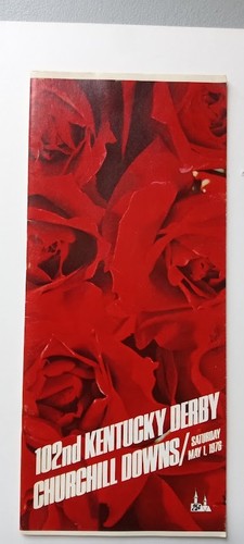 1976 kentucky derby program - kentucky,