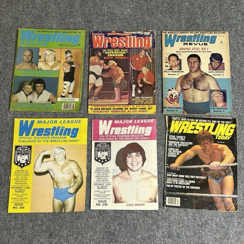 Wrestling magazines programs - magazines,