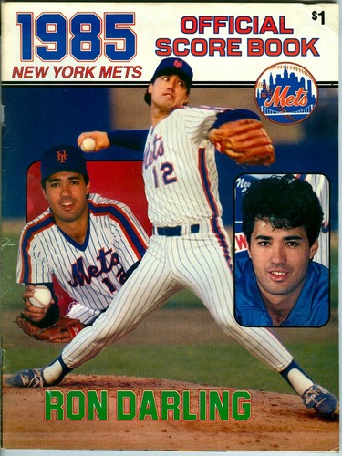 Vintage 1985 mets score - mets,