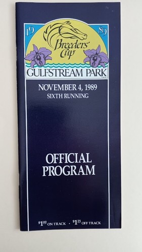 1989 breeders cup horse - breeders',