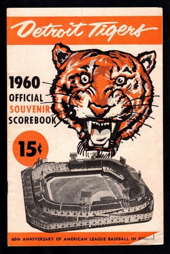 1960 detroit tigers - detroit, vs