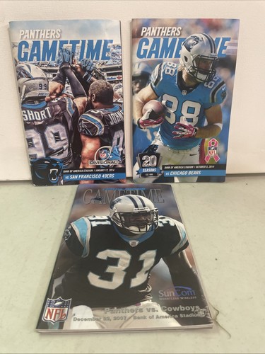 Lot carolina panthers - 3,