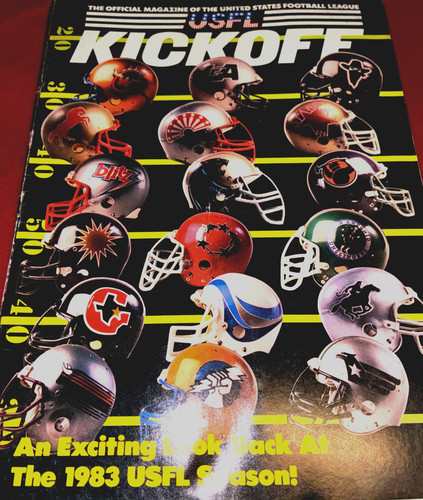 Usfl kickoff magazine a - kickoff, "a