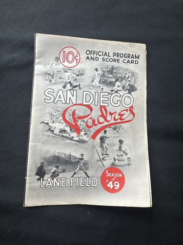 San diego padres scorecard - san, padres,