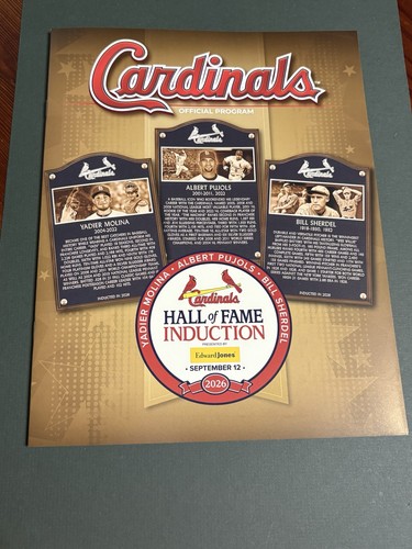 Louis cardinals 2026 hall - st.,