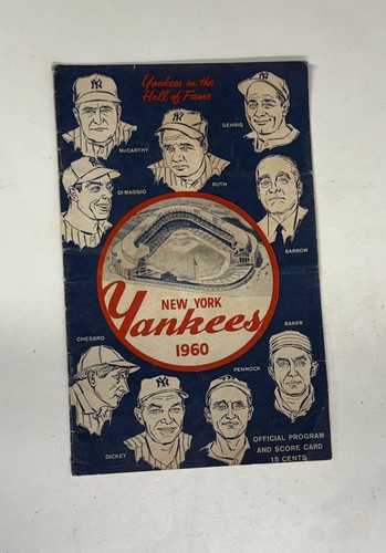 Vtg 1960 new - new, yankees