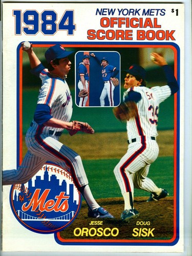 Vintage 1984 mets score - mets,